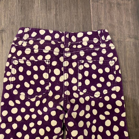 Mini Boden Girls Velvet Boot Cut Pants 4 y - Picture 4 of 4